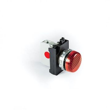 Emas CM060XK 12-30V AC/DC Kırmızı Ledli Kontak Bloklu Sinyal Lambası
