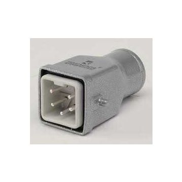 Emas EBM05FU30 5 Kontaklı 10A PG11 Metal Seri Uzatma Fişi
