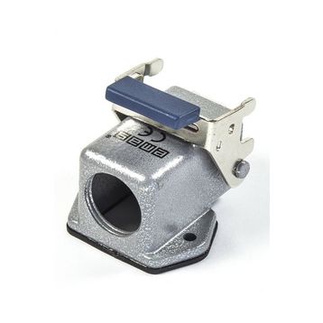 Emas EBM05PE56 10A 5 Kontaklı Metal Alt Yan Girişli Eğik Makine Prizi