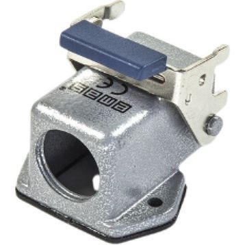 Emas EBM05PE56 10A 5 Kontaklı Metal Alt Yan Girişli Eğik Makine Prizi