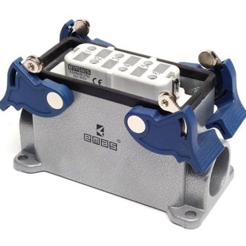 Emas EBM606PD14 6 Kontaklı 35 A PG21 Metal Seri Duvar Prizi