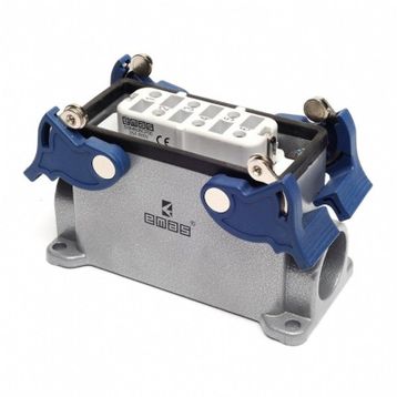 Emas EBM606PD14 6 Kontaklı 35 A PG21 Metal Seri Duvar Prizi