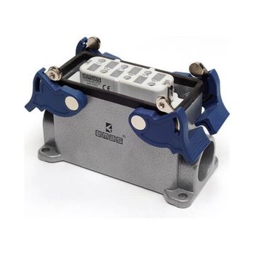 Emas EBM606PD14 6 Kontaklı 35 A PG21 Metal Seri Duvar Prizi