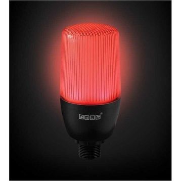 Emas IF5R220ZRM05 220V AC Kırmızı Tek Renk Buzzerlı Dönerli Işıklı İkaz Lambası