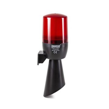 Emas IT070R240Z 48-240V AC/DC Kırmızı Buzzerlı Led Tepe Lambası