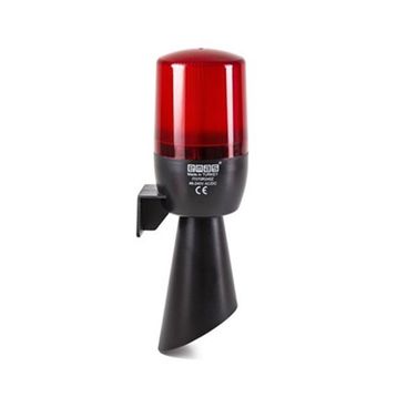 Emas IT070R240Z 48-240V AC/DC Kırmızı Buzzerlı Led Tepe Lambası