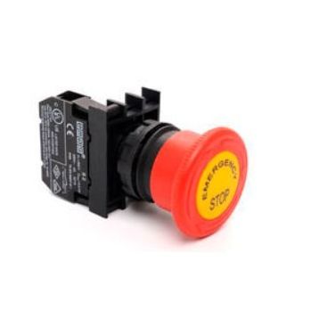 Emas Mb200E-E Kırmızı Yazılı Acil Stop