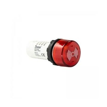 Emas MBZS024S Kırmızı Mb Serisi Monoblok Buzzer Sinyal Tipi
