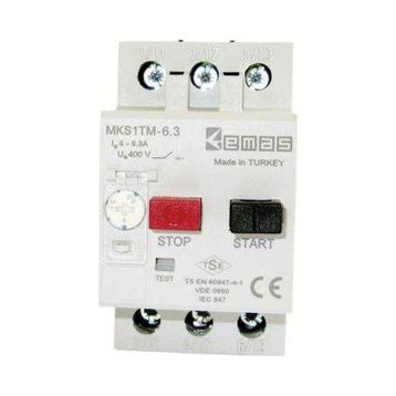 Emas MKS1TM-6.3 Termik Manyetik Korumalı Şalter