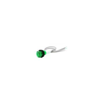 Emas S100LY1 12V AC/DC 10mm Yeşil Led Sinyal Lambası
