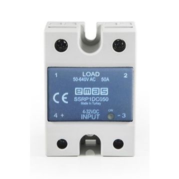 Emas SSRP1DC050 50A 50-640V AC Solid State Röle