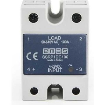 Emas SSRP1DC100 100A 50-640V AC Solid State Röle