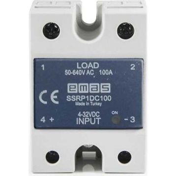 Emas SSRP1DC100 100A 50-640V AC Solid State Röle