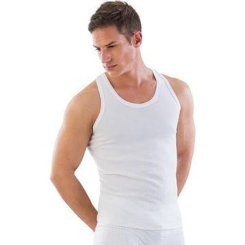 Emay 12320 Beyaz Fit Kalıp Sporcu Erkek Atlet