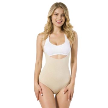 Emay 2023 Seamless Göğsü Açık Slip Boy Ten Kadın Korse