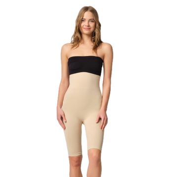 Emay 2044 Uzun Paça Seamless Double Ten Kadın Boxer Korse