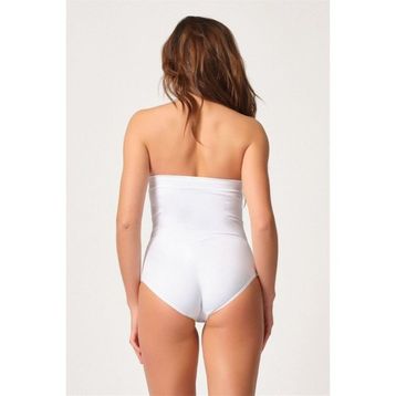 Emay 2088 Önden Agraflı Slip Beyaz Korse