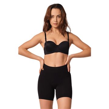 Emay 3003 Siyah Uzun Paçalı Seamless Boxer Korse