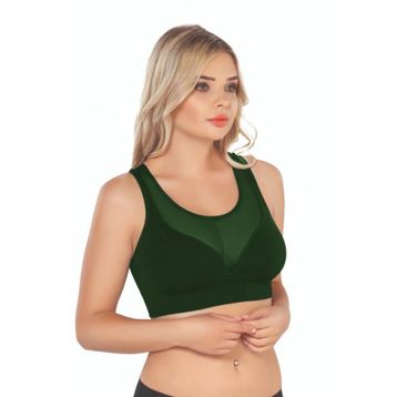 Emay 4028 Bayan Seamless Tüllü Toparlayıcı Sporcu Büstiyer Sütyen
