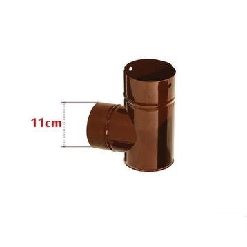 Emaye L- Dirsek 11 cm Soba Borusu
