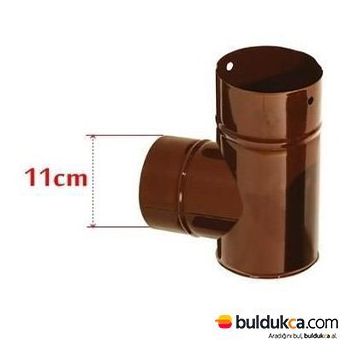 Emaye L- Dirsek 11 cm Soba Borusu