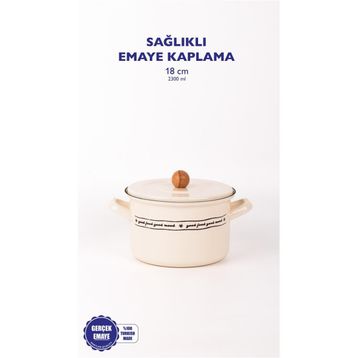 Emaylab Mood Emaye 18 cm Fırın Tenceresi