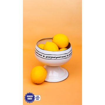 Emaylab Mood Emaye Meyvelik 14 cm Ayaklı Kase