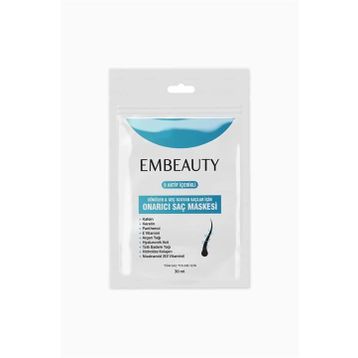 Embeauty 9 Aktif İçerikli Yıpranmış ve Dökülen Saçlar İçin Besleyici Onarıcı 30 ml Saç Maskesi