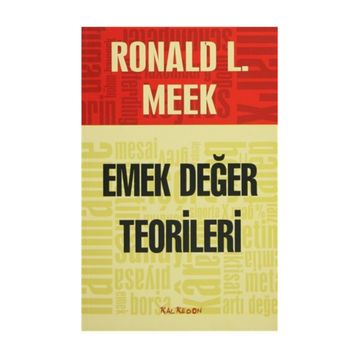 EMEK DEĞER TEORILERI - RONALD L. MEEK