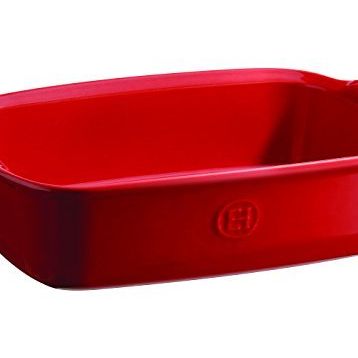 Emile Henry Burgundy Dikdörtgen 22x14 CM Fırın Kabı