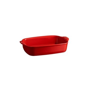 Emile Henry Burgundy Dikdörtgen 36x23.5 cm Kırmızı Fırın Kabı