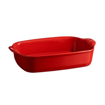 Emile Henry Burgundy Dikdörtgen 36x23.5 cm Kırmızı Fırın Kabı