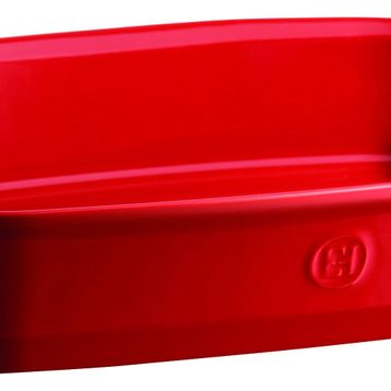 Emile Henry Burgundy Dikdörtgen 42.5x28 cm Kırmızı Fırın Kabı