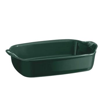 Emile Henry Cedar Dikdörtgen 19x30 cm Yeşi Fırın Kabı