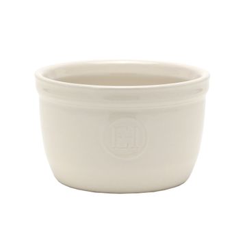 Emile Henry Clay Ramekin 9 cm Ekru Fırın Kabı