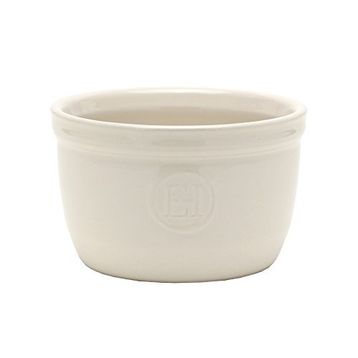 Emile Henry Clay Ramekin 9 cm Ekru Fırın Kabı
