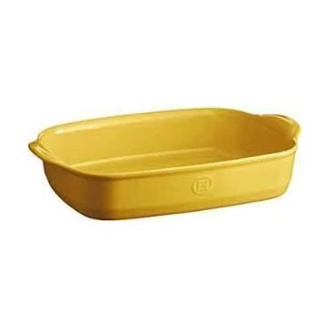 Emile Henry EH909652 Mat Sarı Dikdörtgen Fırın Kabı