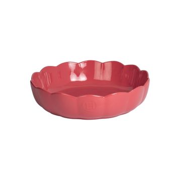 Emile Henry Madeleine 27 cm Pembe Yuvarlak Fırın Kabı