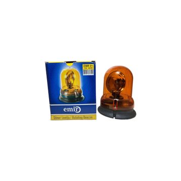Emir 12V 01 Sarı Ampullü Tepe Döner Lamba
