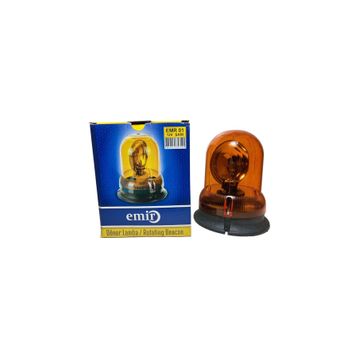 Emir 12V 01 Sarı Ampullü Tepe Döner Lamba