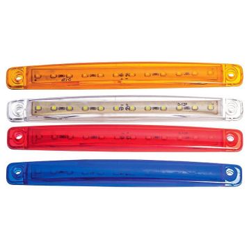 Emir 54-M Mavi 12/24 V 12 Led'li Parmak Lamba