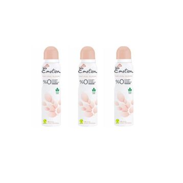 Emotion 3x150 ml Natural Bloom Kadın Deodorant