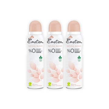 Emotion 3x150 ml Natural Bloom Kadın Deodorant