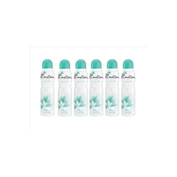 Emotion Aqua Kiss 6x150 ml Kadın Sprey Deodorant