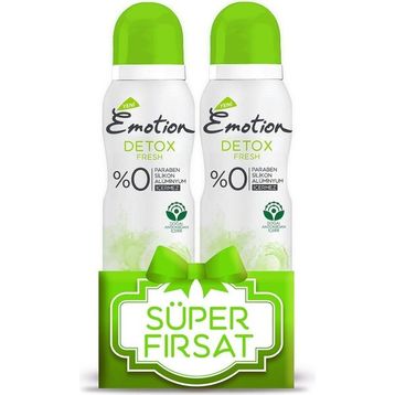 Emotion Detox Fresh 2x150 ml Kadın Deodorant