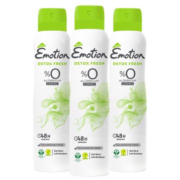 Emotion Detox Fresh 3x150 ML Kadın Deodorant