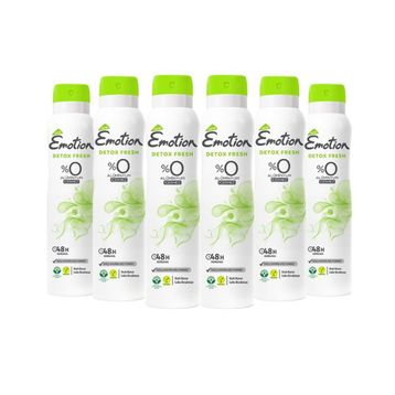 Emotion Fresh 6x150 ml Kadın Sprey Deodorant
