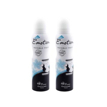 Emotion Invisible Fresh 2x150 ml Kadın Deodorant