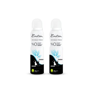 Emotion Invisible Fresh 2x150 ml Kadın Deodorant