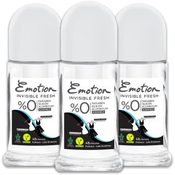 Emotion Invisible Fresh 3x50 ml Roll-On Kadın Deodorant
